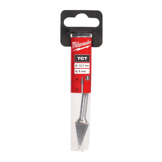 Бор-фреза твердосплавная Milwaukee Burr TC Type M 6x12.7mm - 4932493990, Тип фрезы: M, Ширина фрезы (мм): 12,7, Модель: Burr TC Type M 6x12.7mm, внеший вид, изображение 2