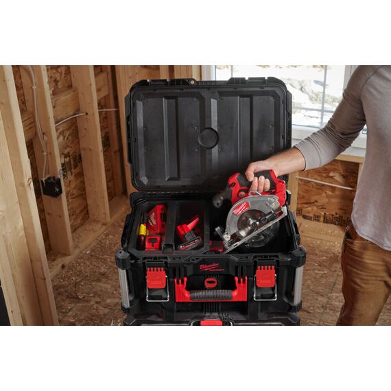 Аккумуляторная циркулярная пила по дереву и пластику Milwaukee M12 FCS442-502X - 4933493489, Диаметр диска (мм): 140, Посадочный диаметр (мм): 20, Модель: M12 FCS442-502X, внеший вид, изображение 12