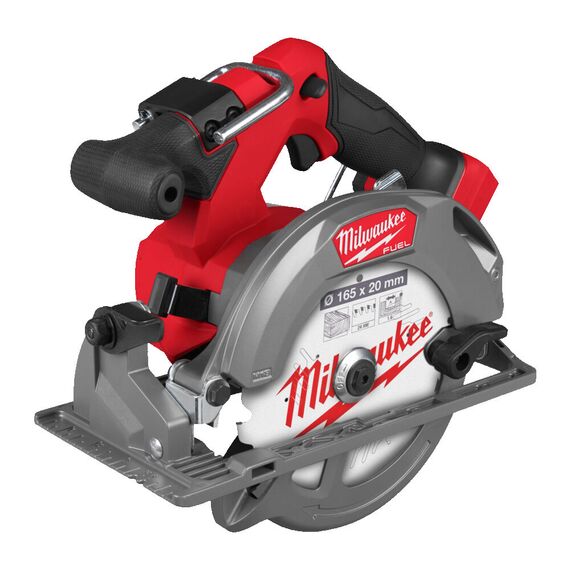 Аккумуляторная циркулярная пила по дереву и пластику Milwaukee M18 FCS552-0 - 4933493587, Диаметр диска (мм): 165, Посадочный диаметр (мм): 20, Модель: M18 FCS552-0, внеший вид, изображение 2