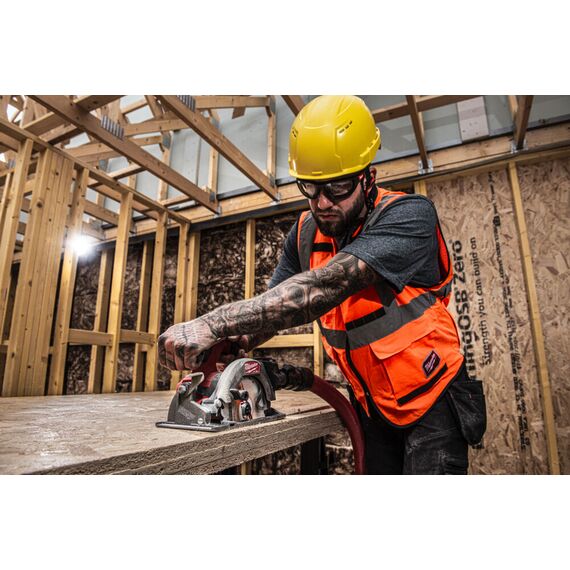 Аккумуляторная циркулярная пила по дереву и пластику Milwaukee M18 FCS552-302X - 4933493589, Диаметр диска (мм): 165, Посадочный диаметр (мм): 20, Модель: M18 FCS552-302X, фото, изображение 7 Аккумуляторная циркулярная пила по дереву и пластику Milwaukee M18 FCS552-302X - 4933493589, Диаметр диска (мм): 165, Посадочный диаметр (мм): 20, Модель: M18 FCS552-302X, внеший вид, изображение 7