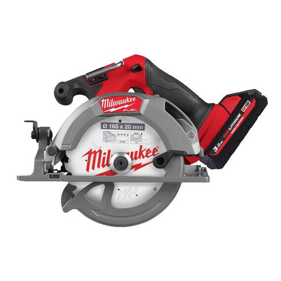 Аккумуляторная циркулярная пила по дереву и пластику Milwaukee M18 FCS552-302X - 4933493589, Диаметр диска (мм): 165, Посадочный диаметр (мм): 20, Модель: M18 FCS552-302X, внеший вид