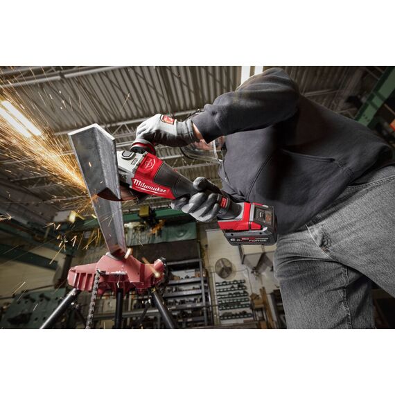 Аккумуляторная углошлифовальная машина Milwaukee M18 FHSAG125XPDB2-0X - 4933493417, Диаметр диска (мм): 125, Модель: M18 FHSAG125XPDB2-0X, внеший вид, изображение 4