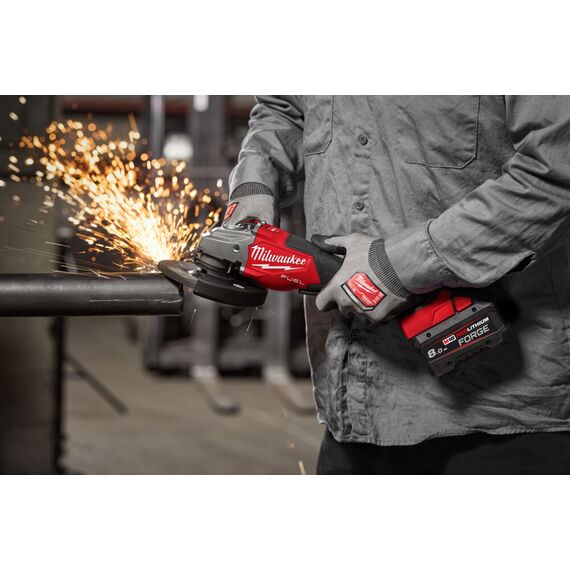 Аккумуляторная углошлифовальная машина Milwaukee M18 FHSAG125XPDB2-802X - 4933493418, Диаметр диска (мм): 125, Модель: M18 FHSAG125XPDB2-802X, внеший вид, изображение 3