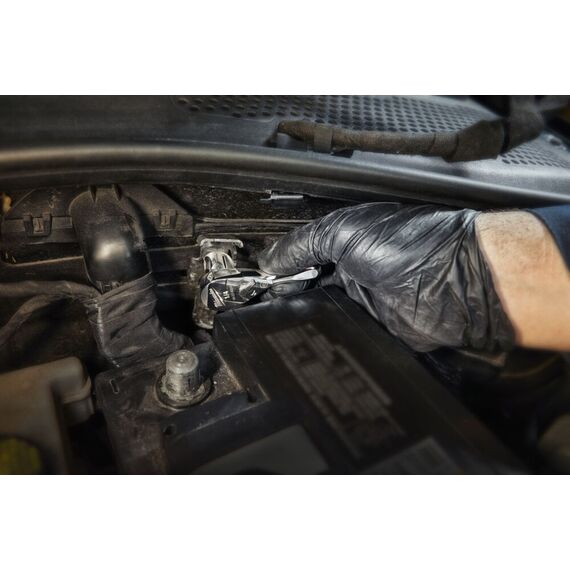 Трещотка для головок укороченная Milwaukee ¼˝ DRIVE COMPACT RATCHET - 4932479646, Модель: ¼˝ DRIVE COMPACT RATCHET, внеший вид, изображение 4