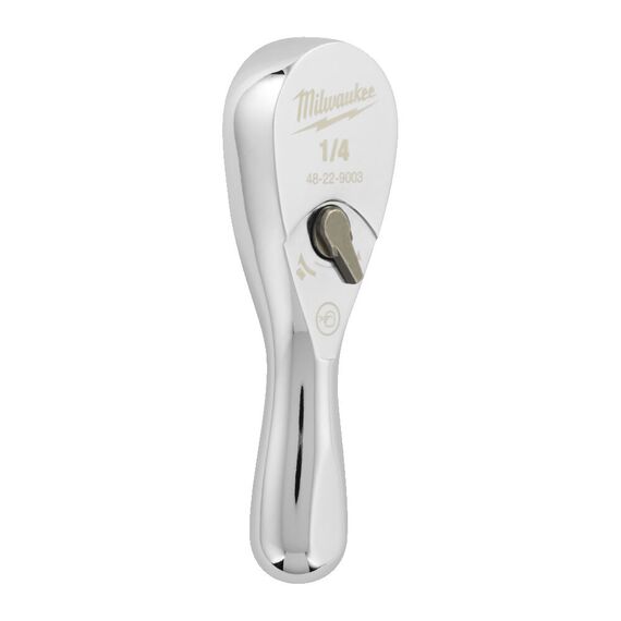 Трещотка для головок укороченная Milwaukee ¼˝ DRIVE COMPACT RATCHET - 4932479646, Модель: ¼˝ DRIVE COMPACT RATCHET, внеший вид