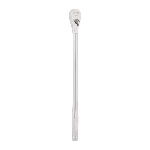 Вороток с трещоткой удлиненный Milwaukee ½″ DRIVE LONG RATCHET - 4932479654, Модель: ½″ DRIVE LONG RATCHET, внеший вид