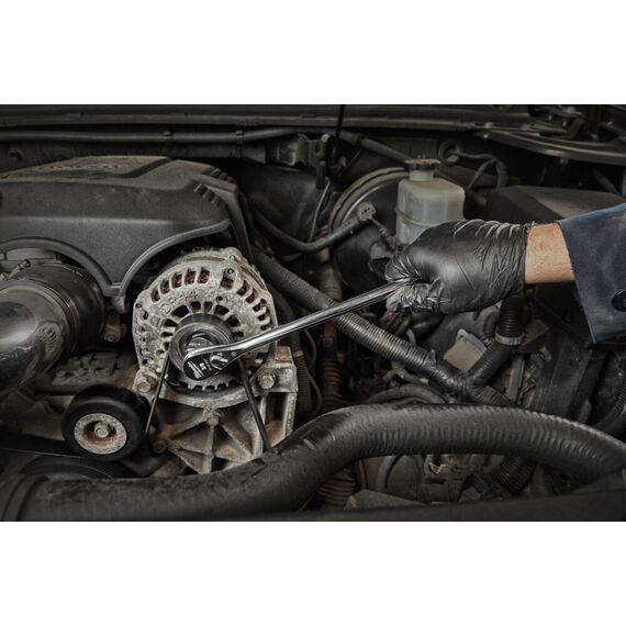 Трещотка для головок удлиненная Milwaukee ⅜˝ DRIVE LONG RATCHET - 4932479651, Модель: ⅜˝ DRIVE LONG RATCHET, фото, изображение 4 Трещотка для головок удлиненная Milwaukee ⅜˝ DRIVE LONG RATCHET - 4932479651, Модель: ⅜˝ DRIVE LONG RATCHET, внеший вид, изображение 4