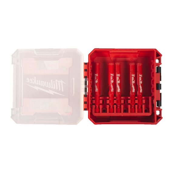 Набор алмазных коронок Milwaukee DIAMOND MAX DRILL SET 3 5PC - 4932498301, Модель: DIAMOND MAX DRILL SET 3 5PC, внеший вид