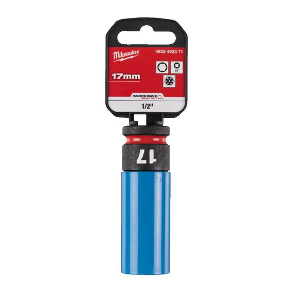 Ударная головка Milwaukee HEX SOCKET SHW ½˝ AUTO 17MM - 4932493371, Модель: HEX SOCKET SHW ½˝ AUTO 17MM, фото, изображение 2 Ударная головка Milwaukee HEX SOCKET SHW ½˝ AUTO 17MM - 4932493371, Модель: HEX SOCKET SHW ½˝ AUTO 17MM, внеший вид, изображение 2