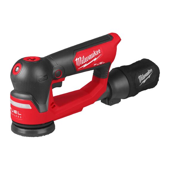 Аккумуляторная эксцентриковая шлифовальная машина Milwaukee M12 FSDR75-0B - 4933498232, Модель: M12 FSDR75-0B, внеший вид, изображение 4