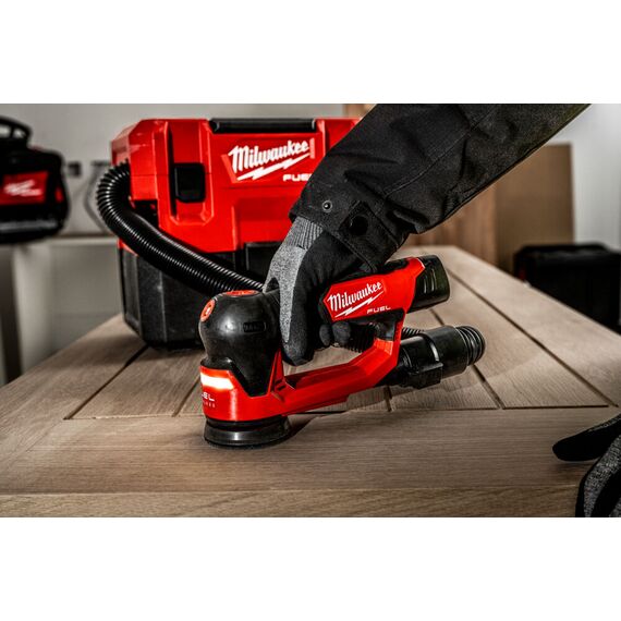 Аккумуляторная эксцентриковая шлифовальная машина Milwaukee M12 FSDR75-202B - 4933498233, Модель: M12 FSDR75-202B, внеший вид, изображение 11