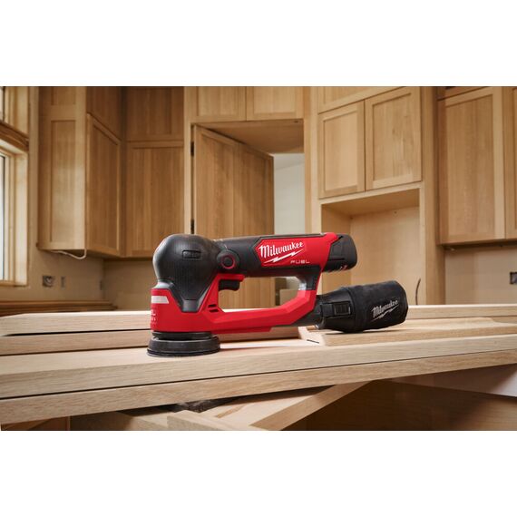 Аккумуляторная эксцентриковая шлифовальная машина Milwaukee M12 FSDR75-202B - 4933498233, Модель: M12 FSDR75-202B, внеший вид, изображение 17