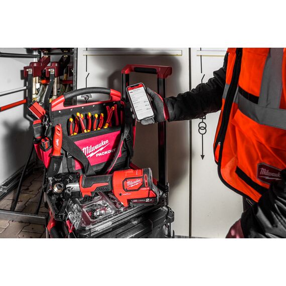 Аккумуляторный гидравлический инструмент для опрессовки кабеля Milwaukee M18 HCCT-201C - 4933451194, внеший вид, изображение 20
