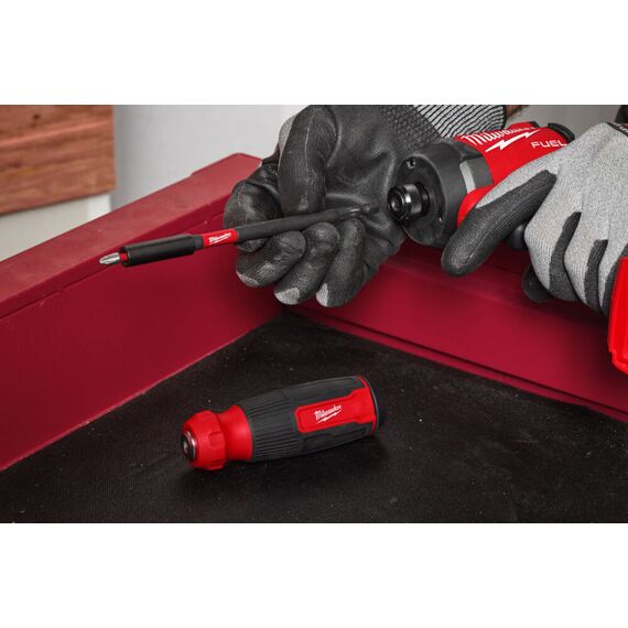 Универсальная отвертка Milwaukee 14 IN 1 SHOCKWAVE MULTI-BIT SCREWDRIVER - 4932498174, Модель: 14 IN 1 SHOCKWAVE MULTI-BIT SCREWDRIVER, фото, изображение 8 Универсальная отвертка Milwaukee 14 IN 1 SHOCKWAVE MULTI-BIT SCREWDRIVER - 4932498174, Модель: 14 IN 1 SHOCKWAVE MULTI-BIT SCREWDRIVER, внеший вид, изображение 8
