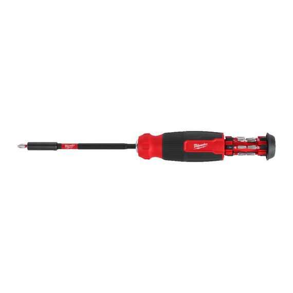 Универсальная отвертка Milwaukee 14 IN 1 SHOCKWAVE MULTI-BIT SCREWDRIVER - 4932498174, Модель: 14 IN 1 SHOCKWAVE MULTI-BIT SCREWDRIVER, фото, изображение 2 Универсальная отвертка Milwaukee 14 IN 1 SHOCKWAVE MULTI-BIT SCREWDRIVER - 4932498174, Модель: 14 IN 1 SHOCKWAVE MULTI-BIT SCREWDRIVER, внеший вид, изображение 2