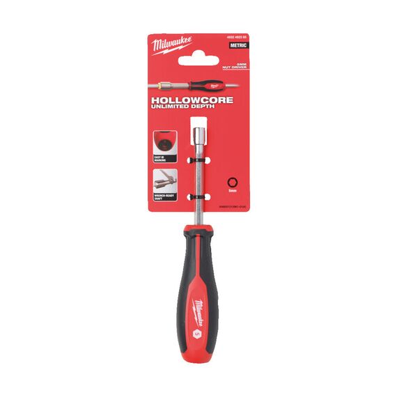 Торцевая отвертка, сквозная Milwaukee 5 MM HOLLOWCORE NUT DRIVER - 4932492365, Тип отвертки: SW 5, Модель: 5 MM HOLLOWCORE NUT DRIVER, внеший вид, изображение 2