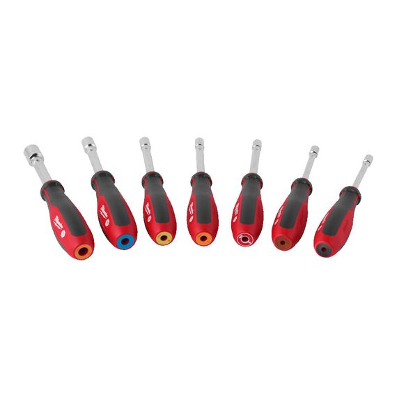 Набор торцевых отверток, сквозных Milwaukee HOLLOWCORE NUT DRIVER SET 7PC - 4932492372, Тип отвертки: SW5, Модель: HOLLOWCORE NUT DRIVER SET 7PC, внеший вид