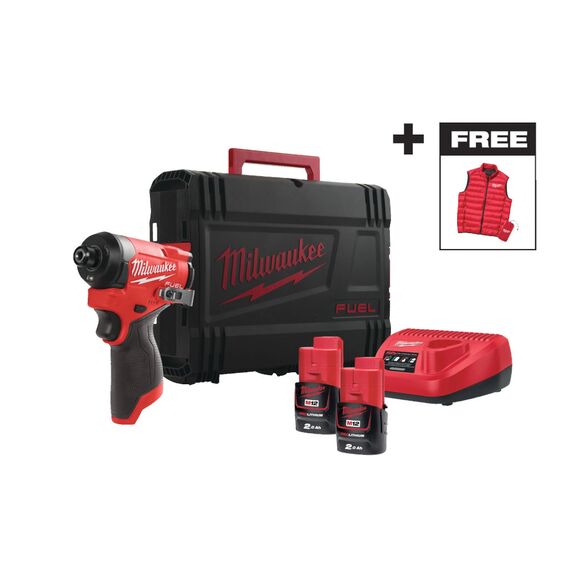 Аккумуляторный импульсный винтоверт Milwaukee M12 FID2MC-202X PROMO - 4933499462, Модель: M12 FID2MC-202X, внеший вид