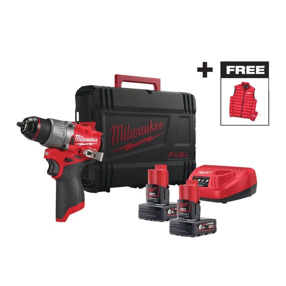 Аккумуляторная ударная дрель-шуруповерт Milwaukee M12 FPD2MC-602X PROMO - 4933499463, Модель: M12 FPD2MC-602X, внеший вид