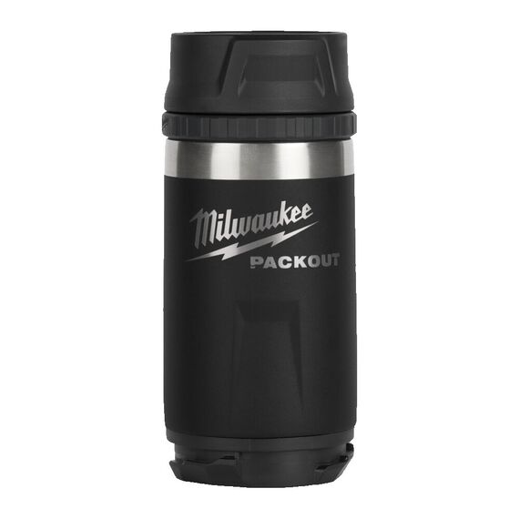 Термос Milwaukee PACKOUT BOTTLE 355 ML SIP LID BLACK - 4932498978, Модель: PACKOUT BOTTLE 355 ML SIP LID BLACK, внеший вид