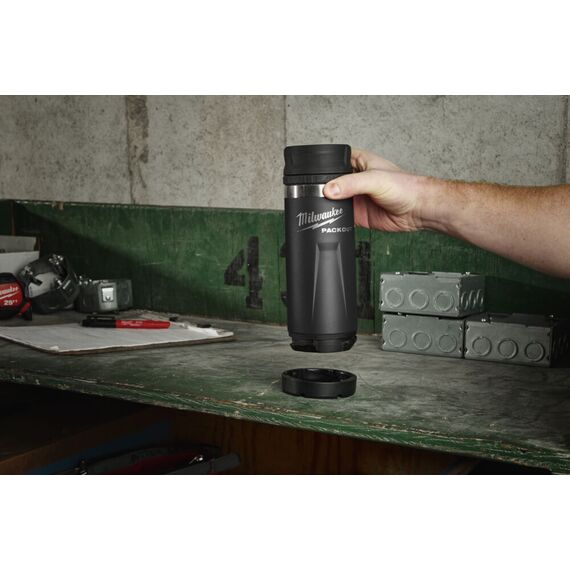 Термос Milwaukee PACKOUT BOTTLE 532 ML SIP LID BLACK - 4932493474, Модель: PACKOUT BOTTLE 532 ML SIP LID BLACK, фото, изображение 4 Термос Milwaukee PACKOUT BOTTLE 532 ML SIP LID BLACK - 4932493474, Модель: PACKOUT BOTTLE 532 ML SIP LID BLACK, внеший вид, изображение 4