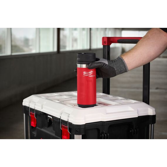 Термос Milwaukee PACKOUT BOTTLE 532 ML SIP LID RED - 4932493473, Модель: PACKOUT BOTTLE 532 ML SIP LID RED, фото, изображение 2 Термос Milwaukee PACKOUT BOTTLE 532 ML SIP LID RED - 4932493473, Модель: PACKOUT BOTTLE 532 ML SIP LID RED, внеший вид, изображение 2