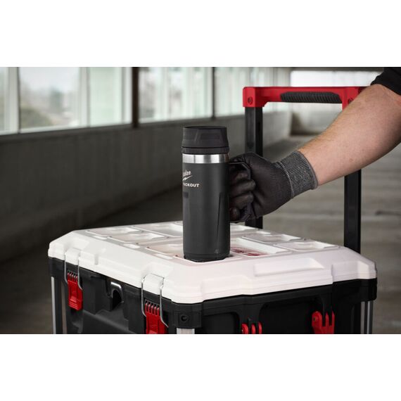 Термокружка Milwaukee PACKOUT MUG 532 ML SIP LID BLACK - 4932493472, Модель: PACKOUT MUG 532 ML SIP LID BLACK, фото, изображение 2 Термокружка Milwaukee PACKOUT MUG 532 ML SIP LID BLACK - 4932493472, Модель: PACKOUT MUG 532 ML SIP LID BLACK, внеший вид, изображение 2