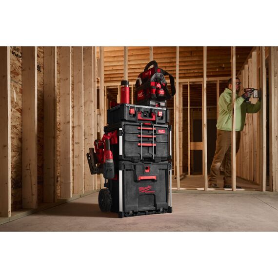 Ящик на колесах XL с выдвижным контейнером Milwaukee PACKOUT ROLLING DRAWER - 4932498651, Модель: PACKOUT ROLLING DRAWER, внеший вид, изображение 4