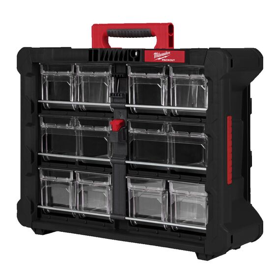 Органайзер вертикальный Milwaukee PACKOUT TIP BIN ORGANISER - 4932498323, внеший вид, изображение 2
