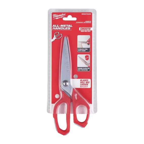 Ножницы универсальные Milwaukee STRAIGHT SCISSORS - 4932479409, Модель: STRAIGHT SCISSORS, фото, изображение 3 Ножницы универсальные Milwaukee STRAIGHT SCISSORS - 4932479409, Модель: STRAIGHT SCISSORS, внеший вид, изображение 3
