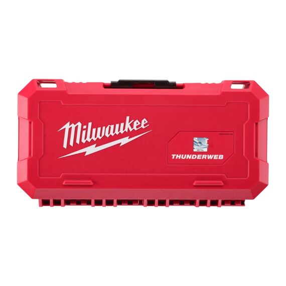 Набор сверл по металлу Milwaukee THUNDERWEB HSS-G DIN338 1-10 MM 19 PC SET - 4932493869, фото, изображение 2 Набор сверл по металлу Milwaukee THUNDERWEB HSS-G DIN338 1-10 MM 19 PC SET - 4932493869, внеший вид, изображение 2