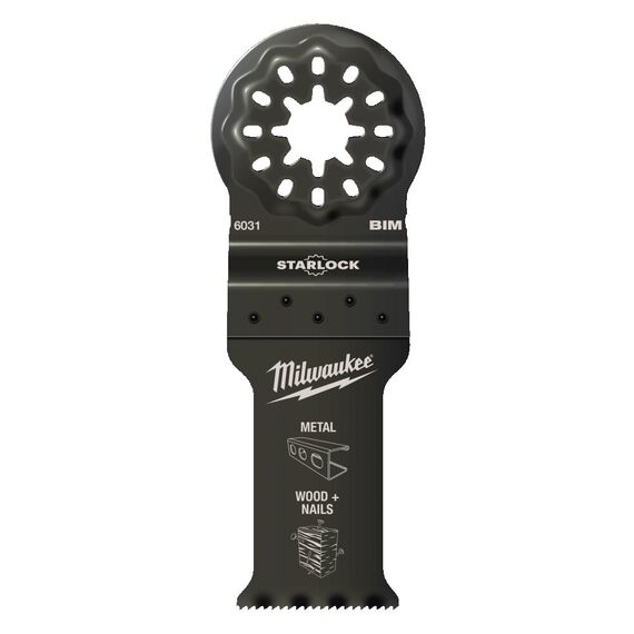 Полотно для мультитула Milwaukee WOOD & NAILS BI-METAL 35MM PLUNGE BLADE 50 PC - 48906521, Ширина лезвия (мм): 35, Модель: WOOD & NAILS BI-METAL 35MM PLUNGE BLADE 50 PC, Длина (мм): 42, внеший вид