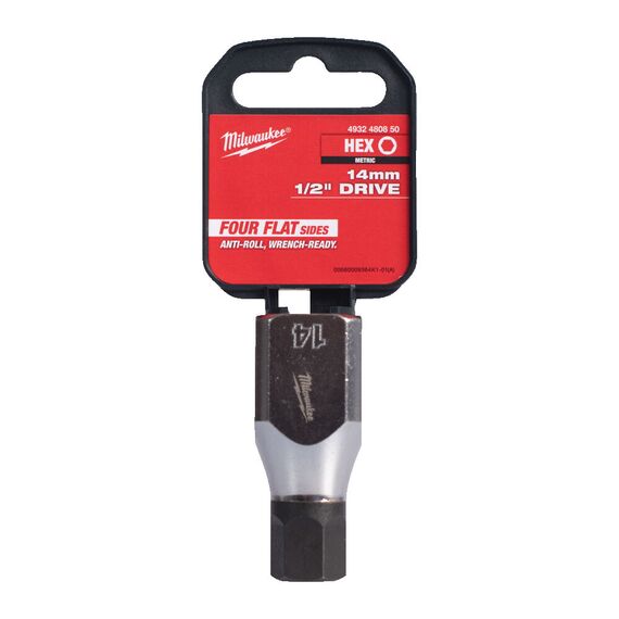 Головка Milwaukee ½˝ DRIVE 14MM HEX BIT SOCKET - 4932480850, Модель: ½˝ DRIVE 14MM HEX BIT SOCKET, внеший вид, изображение 2