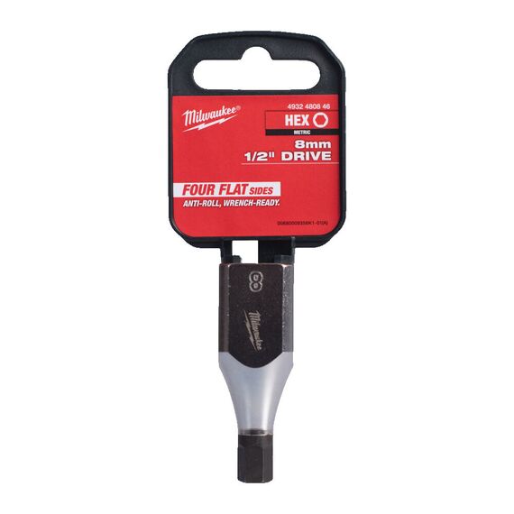 Головка Milwaukee ½˝ DRIVE 8MM HEX BIT SOCKET - 4932480846, Модель: ½˝ DRIVE 8MM HEX BIT SOCKET, внеший вид, изображение 3