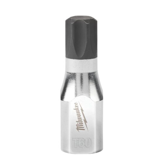 Торцевая насадка Milwaukee ⅜˝ DRIVE T60 TORX BIT SOCKET - 4932480811, Модель: ⅜˝ DRIVE T60 TORX BIT SOCKET, внеший вид