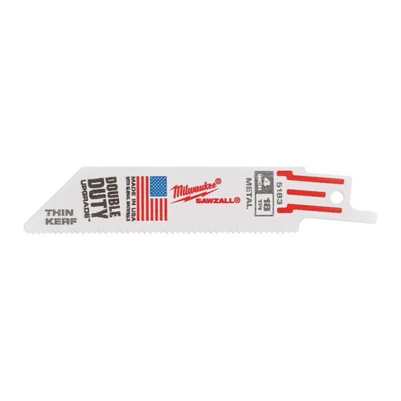 Сабельное полотно Milwaukee 100MM x 18 TPI 5 PC - 48475183, Модель: 100MM x 18 TPI 5 PC, внеший вид