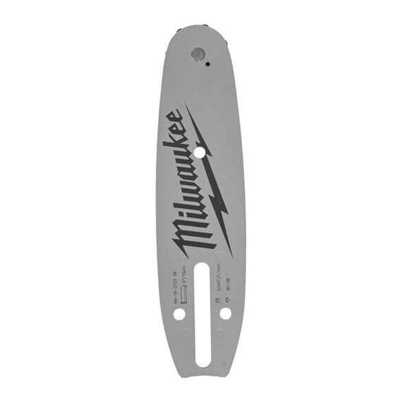 Шина для цепной пилы Milwaukee 15 CM／6˝ GUIDE BAR ⅜˝ 1.1MM - 4932480168, Модель: 15 CM／6˝ GUIDE BAR ⅜˝ 1.1MM, внеший вид