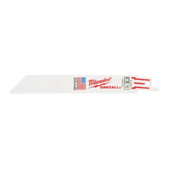 Сабельное полотно Milwaukee 150MM x 10／14 TPI 5 PC - 48475292, Модель: 150MM x 10／14 TPI 5 PC, внеший вид
