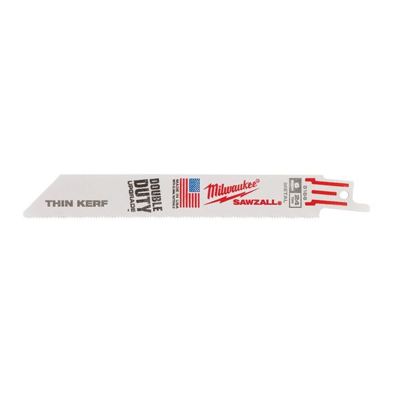 Сабельное полотно Milwaukee 150MM x 24 TPI 5 PC - 48475186, Модель: 150MM x 24 TPI  5 PC, внеший вид