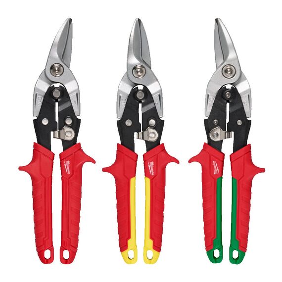 Набор ножниц по металлу Milwaukee 3 PC AVIATION SNIP SET 3 шт - 4932499020, фото Набор ножниц по металлу Milwaukee 3 PC AVIATION SNIP SET 3 шт - 4932499020, внеший вид