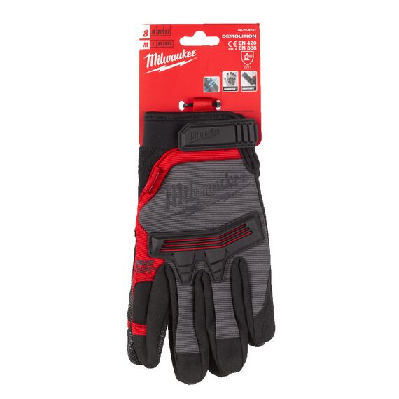 Перчатки рабочие Milwaukee DEMOLITION GLOVES 7／S 1PC - 4932479730, Модель: DEMOLITION GLOVES 7／S 1PC, внеший вид, изображение 2