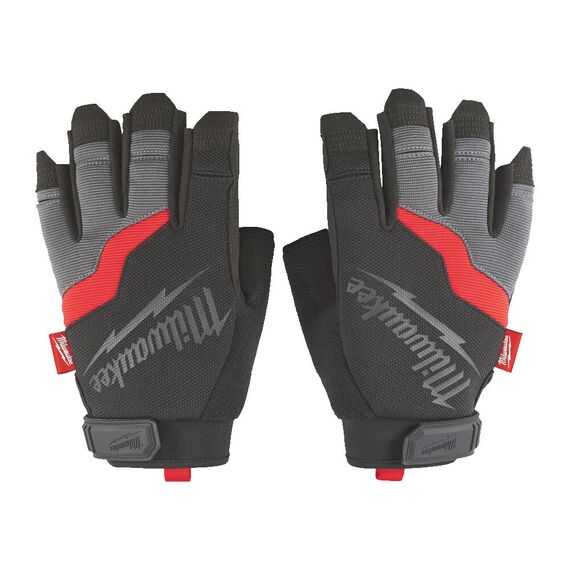 Рабочие перчатки с открытыми пальцами Milwaukee FINGERLESS GLOVES 7／S 1PC - 4932479728, Модель: FINGERLESS GLOVES 7／S 1PC, внеший вид