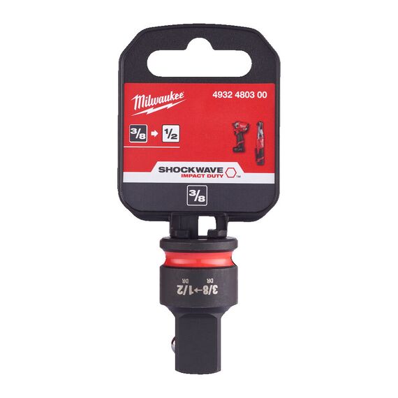 Переходник для головок Milwaukee IMPACT SOCKET ADAPTOR ⅜˝ TO ½˝ - 4932480300, Модель: IMPACT SOCKET ADAPTOR ⅜˝ TO ½˝, внеший вид, изображение 2