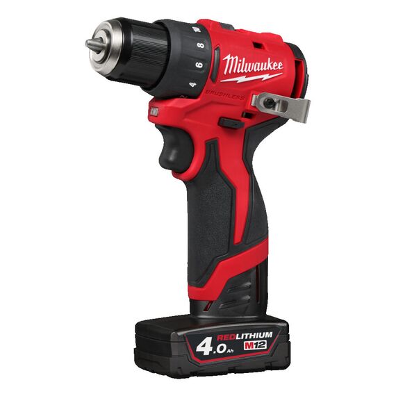 Аккумуляторная дрель-шуруповерт Milwaukee M12 BLDDRC-402C - 4933499688, Модель: M12 BLDDRC-402C, внеший вид, изображение 2