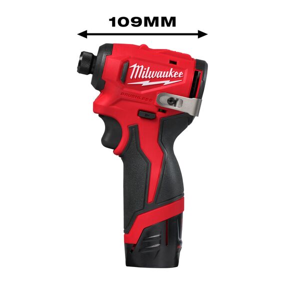 Аккумуляторный импульсный винтоверт Milwaukee M12 BLIDRC-202C - 4933499690, Модель: M12 BLIDRC-202C, внеший вид, изображение 3