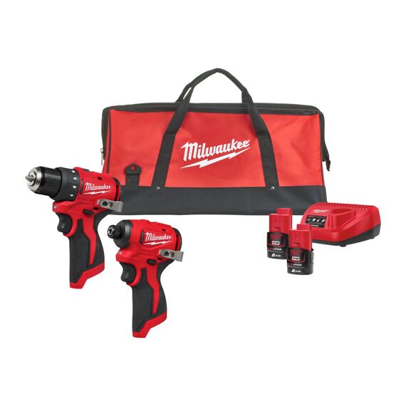 Набор инструмента Milwaukee M12 BLPP2D-202B - 4933500139, внеший вид