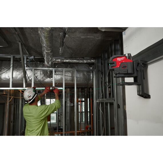 Аккумуляторный лазерный нивелир Milwaukee M12 CLL4P-0C - 4933479202, Модель: M12 CLL4P-0C, внеший вид, изображение 13