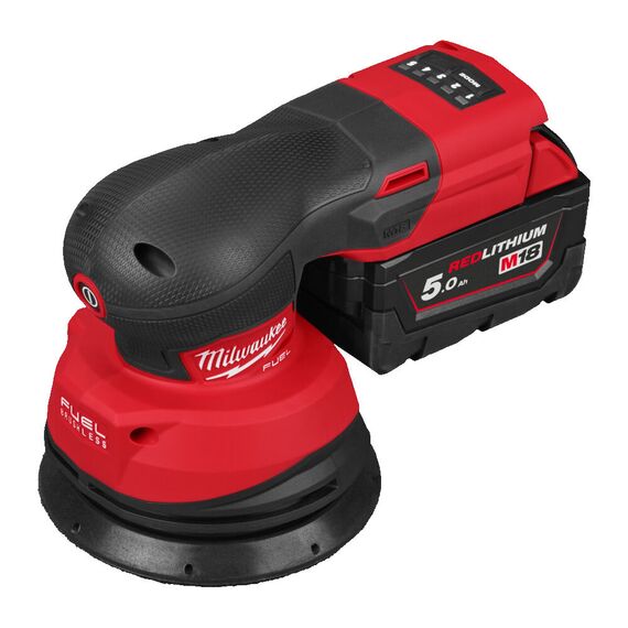 Аккумуляторная эксцентриковая шлифовальная машина Milwaukee M18 FROS125-502X - 4933498254, Модель: M18 FROS125-502X, внеший вид, изображение 2