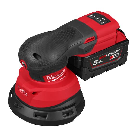 Аккумуляторная эксцентриковая шлифовальная машина Milwaukee M18 FROS125-502X - 4933498254, Модель: M18 FROS125-502X, внеший вид, изображение 5