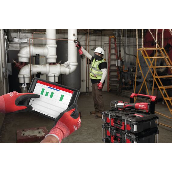 Аккумуляторный гидравлический инструмент для обжима труб Milwaukee M18 ONEBLHPT-302C Geberit Mapress Set - 4933480904, Модель: M18 ONEBLHPT-302C Geberit Mapress Set, внеший вид, изображение 9